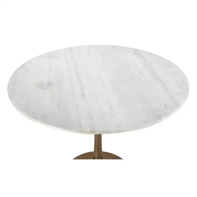 Table à manger Blanc/Or - ZM Home
