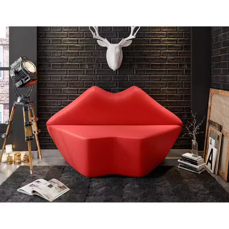 Causeuse 2 places en faux cuir Kiss - Manhattan Comfort