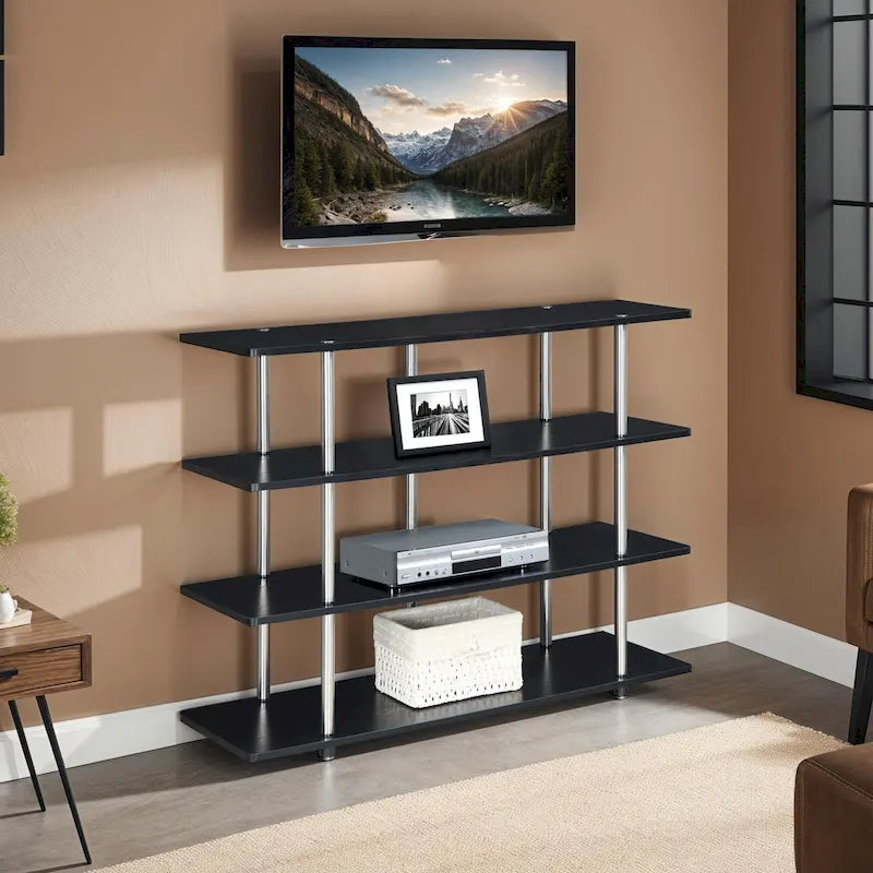 Meuble TV Haut XL 55 Pouces à 4 Niveaux