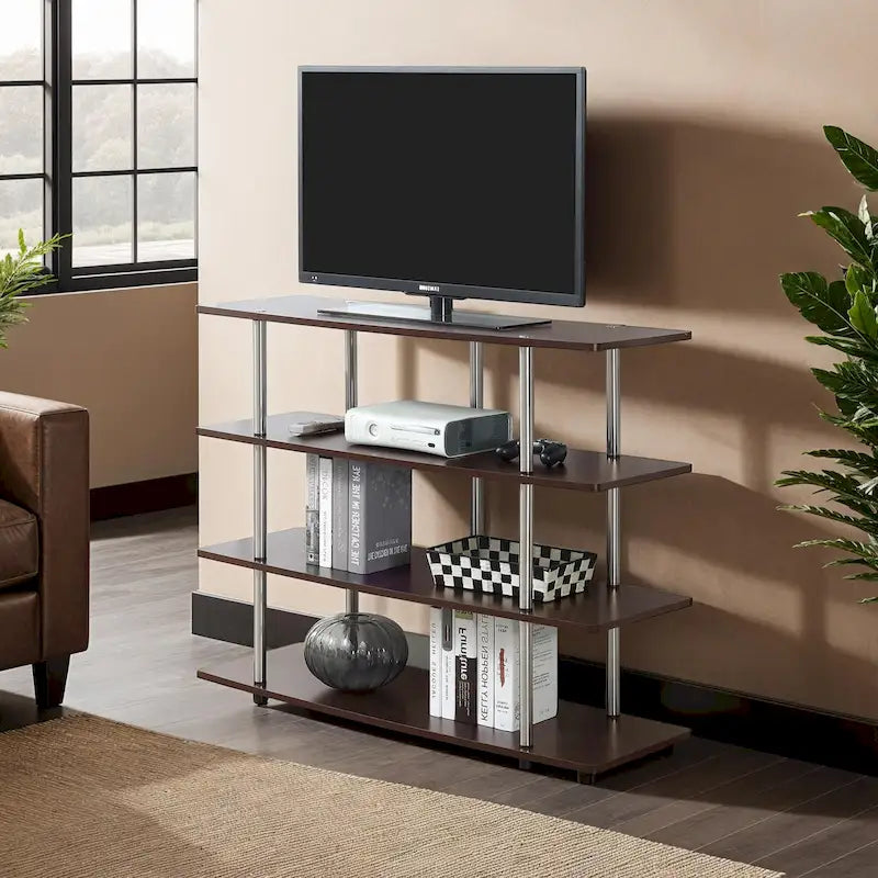 Meuble TV Haut XL 55 Pouces à 4 Niveaux