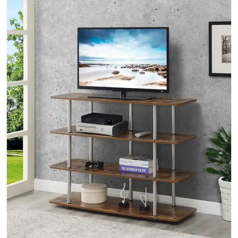 Meuble TV Haut XL 55 Pouces à 4 Niveaux