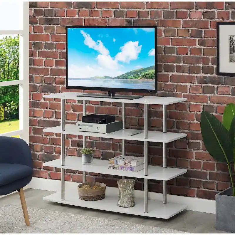 Meuble TV Haut XL 55 Pouces à 4 Niveaux