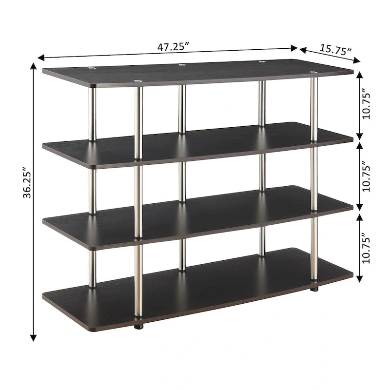 Meuble TV Haut XL 55 Pouces à 4 Niveaux