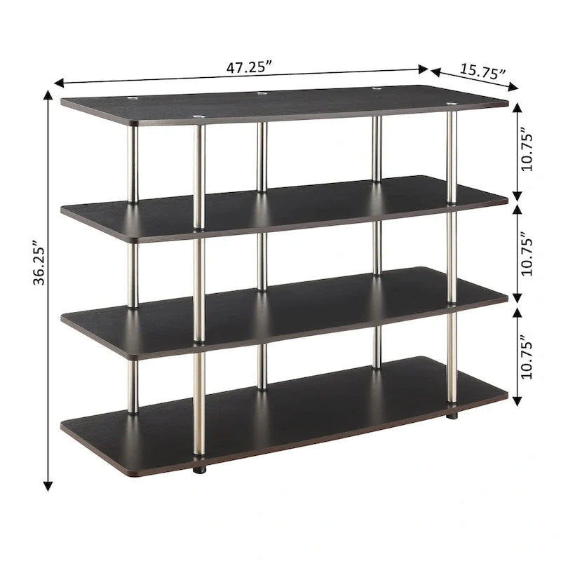 Meuble TV Haut XL 55 Pouces à 4 Niveaux