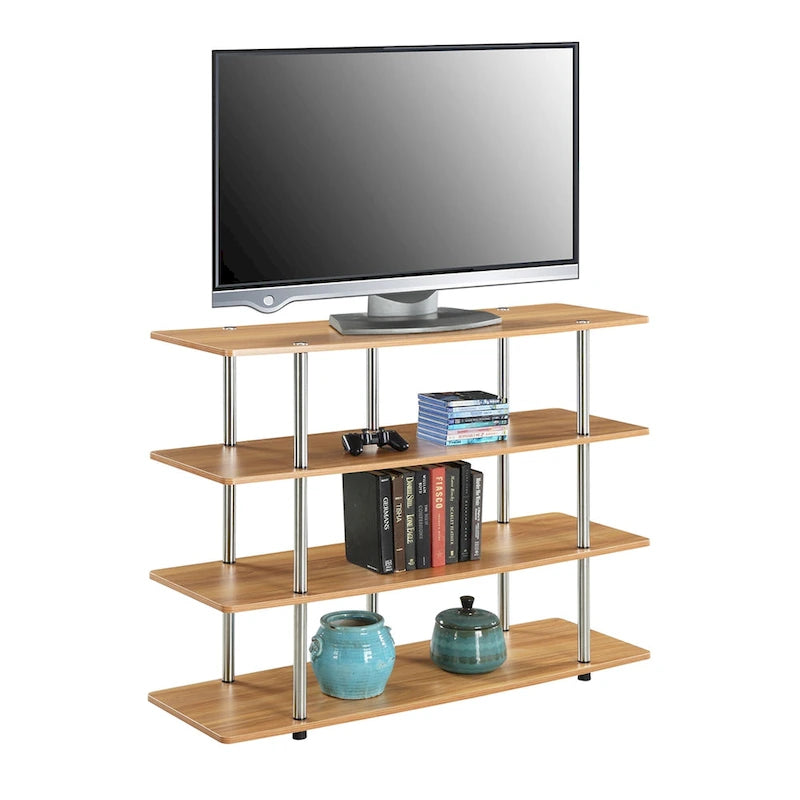 Meuble TV Haut XL 55 Pouces à 4 Niveaux