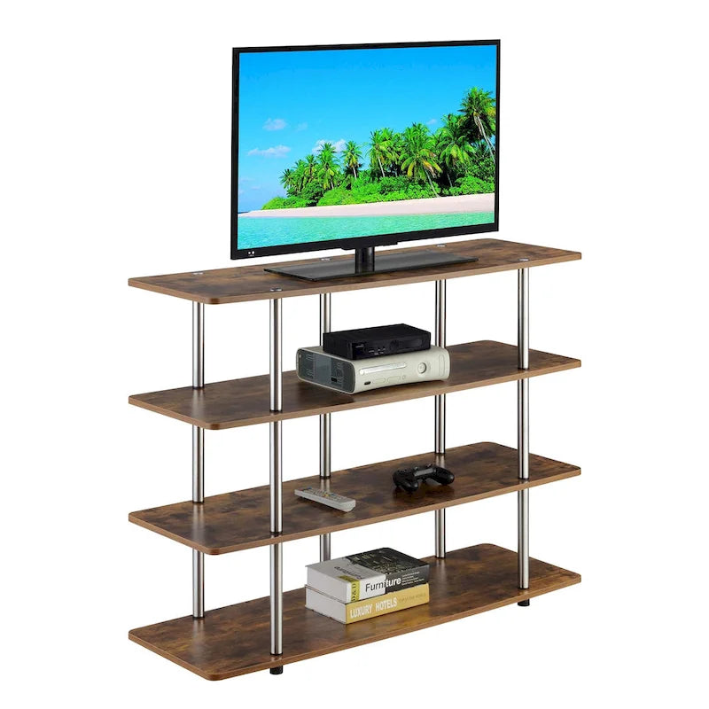Meuble TV Haut XL 55 Pouces à 4 Niveaux