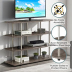 Meuble TV Haut XL 55 Pouces à 4 Niveaux