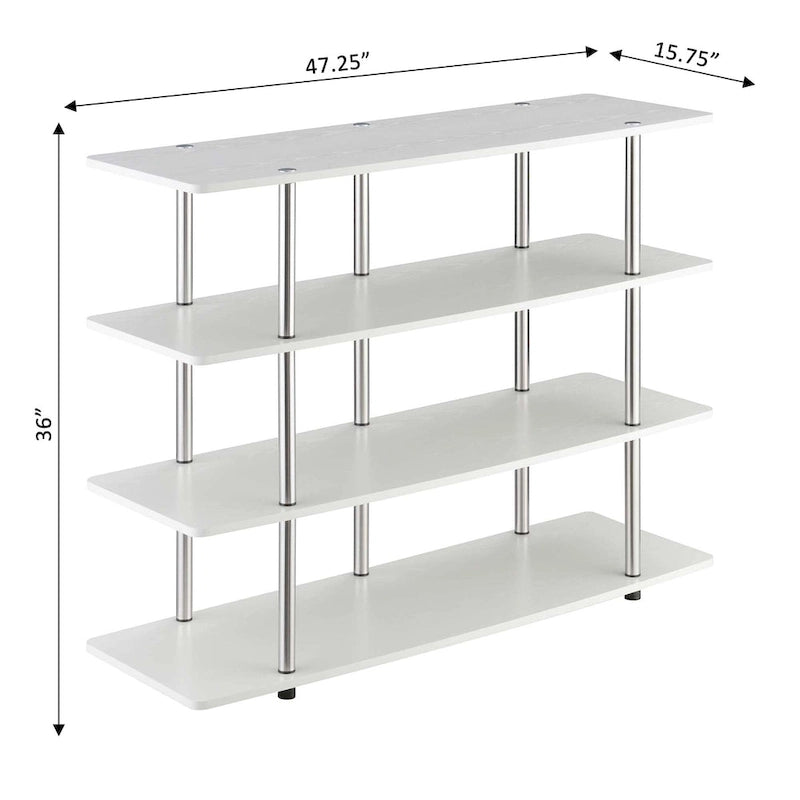 Meuble TV Haut XL 55 Pouces à 4 Niveaux