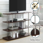 Meuble TV Haut XL 55 Pouces à 4 Niveaux