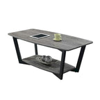 Table basse Graystone avec étagère de Convenience Concepts