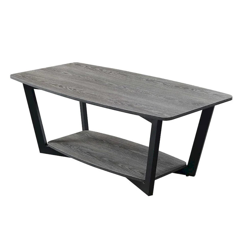 Table basse Graystone avec étagère de Convenience Concepts