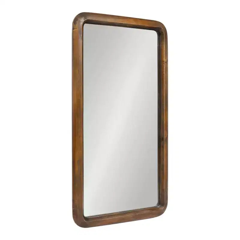 Miroir mural pleine longueur Pao Noyer Marron - Kate & Laurel All Things Decor