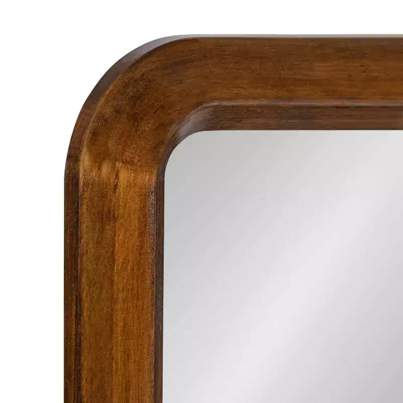 Miroir mural pleine longueur Pao Noyer Marron - Kate & Laurel All Things Decor