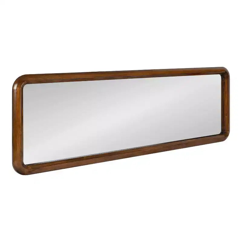 Miroir mural pleine longueur Pao Noyer Marron - Kate & Laurel All Things Decor