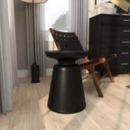 Table d'appoint Olivia & May avec base en forme de cloche et accents métalliques