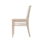Emma et Oliver - Lot de 2 chaises de salle à manger avec dossiers incurvés et structures en bois massif