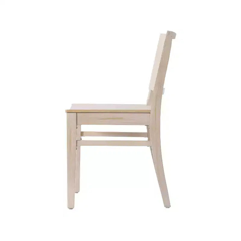 Emma et Oliver - Lot de 2 chaises de salle à manger avec dossiers incurvés et structures en bois massif