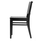 Emma et Oliver - Lot de 2 chaises de salle à manger avec dossiers incurvés et structures en bois massif
