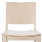 Emma et Oliver - Lot de 2 chaises de salle à manger avec dossiers incurvés et structures en bois massif