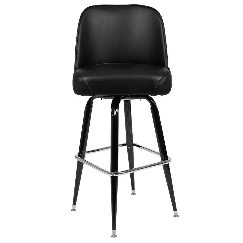 Emma et Oliver - Lot de 2 tabourets de bar en métal avec siège baquet pivotant