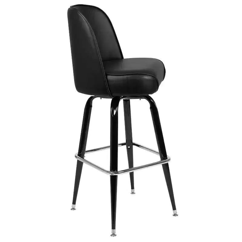 Emma et Oliver - Lot de 2 tabourets de bar en métal avec siège baquet pivotant