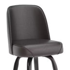 Emma et Oliver - Lot de 2 tabourets de bar en métal avec siège baquet pivotant