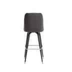 Emma et Oliver - Lot de 2 tabourets de bar en métal avec siège baquet pivotant