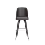 Emma et Oliver - Lot de 2 tabourets de bar en métal avec siège baquet pivotant
