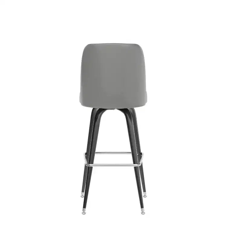 Emma et Oliver - Lot de 2 tabourets de bar en métal avec siège baquet pivotant