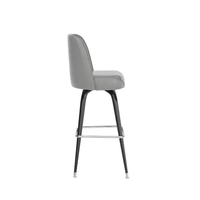 Emma et Oliver - Lot de 2 tabourets de bar en métal avec siège baquet pivotant