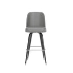 Emma et Oliver - Lot de 2 tabourets de bar en métal avec siège baquet pivotant