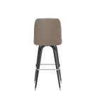 Emma et Oliver - Lot de 2 tabourets de bar en métal avec siège baquet pivotant