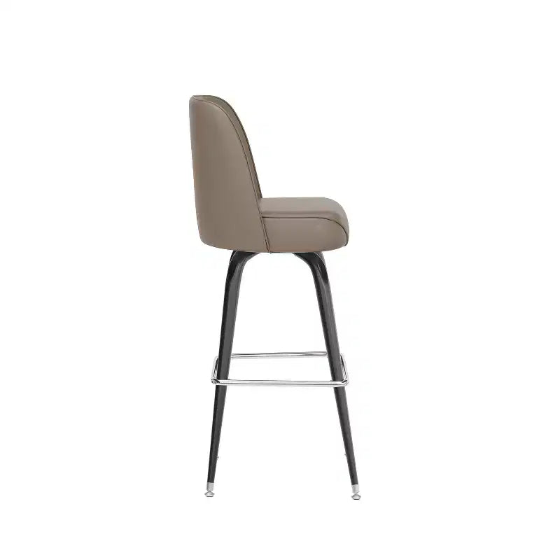 Emma et Oliver - Lot de 2 tabourets de bar en métal avec siège baquet pivotant