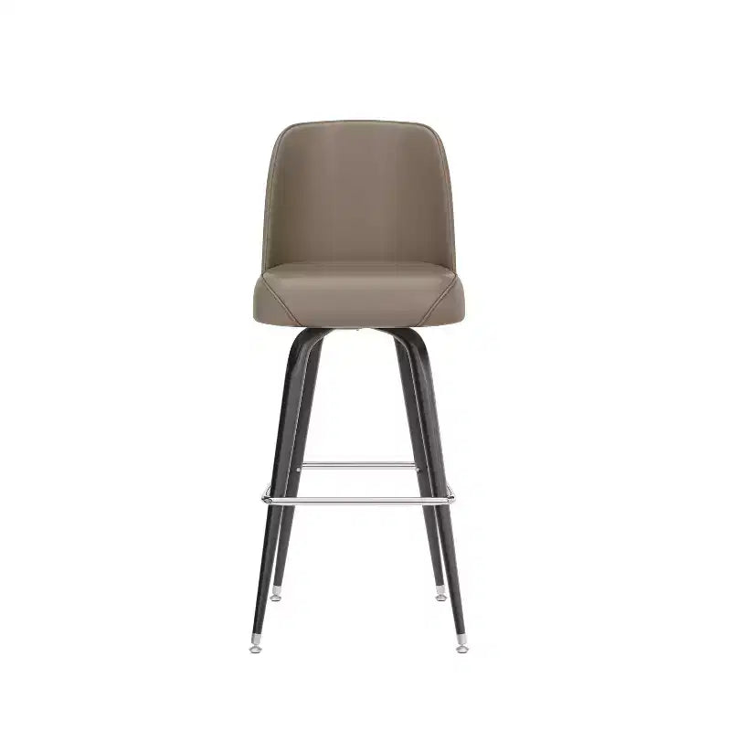 Emma et Oliver - Lot de 2 tabourets de bar en métal avec siège baquet pivotant