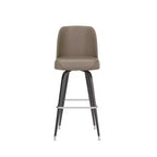 Emma et Oliver - Lot de 2 tabourets de bar en métal avec siège baquet pivotant