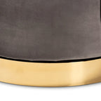 Fauteuil d'appoint pivotant rembourré Saffi Glam et Luxe