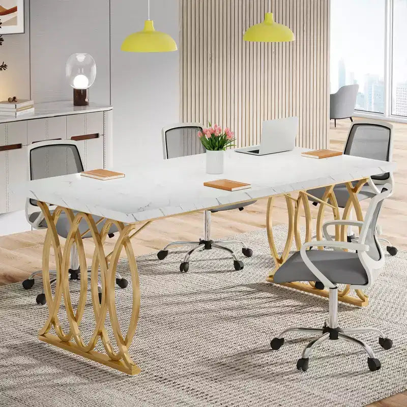 Lantine 62.99 Grande Table de Conférence Moderne