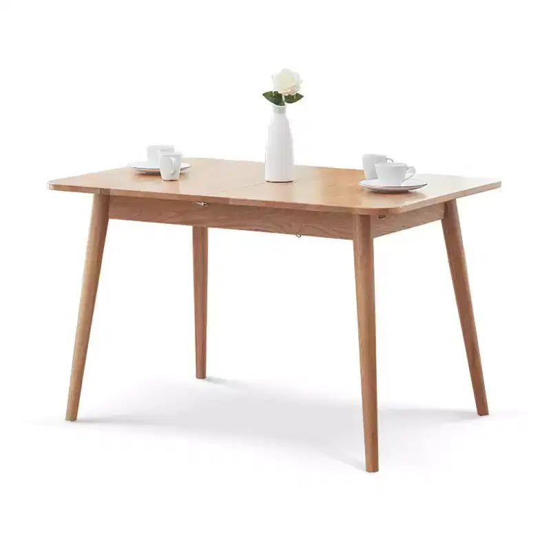 Table de salle à manger moderne, Tables de cuisine et de salle à manger, Finition imperméable, Table de cuisine anti-rayures en bois massif