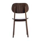 Flash Furniture Verona Lot de 2 chaises de salle à manger en bois massif de qualité commerciale avec dossiers ovales incurvés