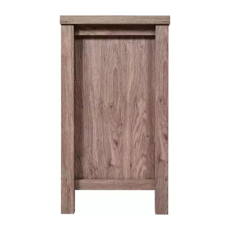Flash Furniture Dion Buffet Moderne pour Cuisine et Salle à Manger, en Bois Usiné avec 2 Portes en Verre Trempé, 2 Tiroirs, Étagère Ouverte