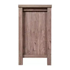 Flash Furniture Dion Buffet Moderne pour Cuisine et Salle à Manger, en Bois Usiné avec 2 Portes en Verre Trempé, 2 Tiroirs, Étagère Ouverte