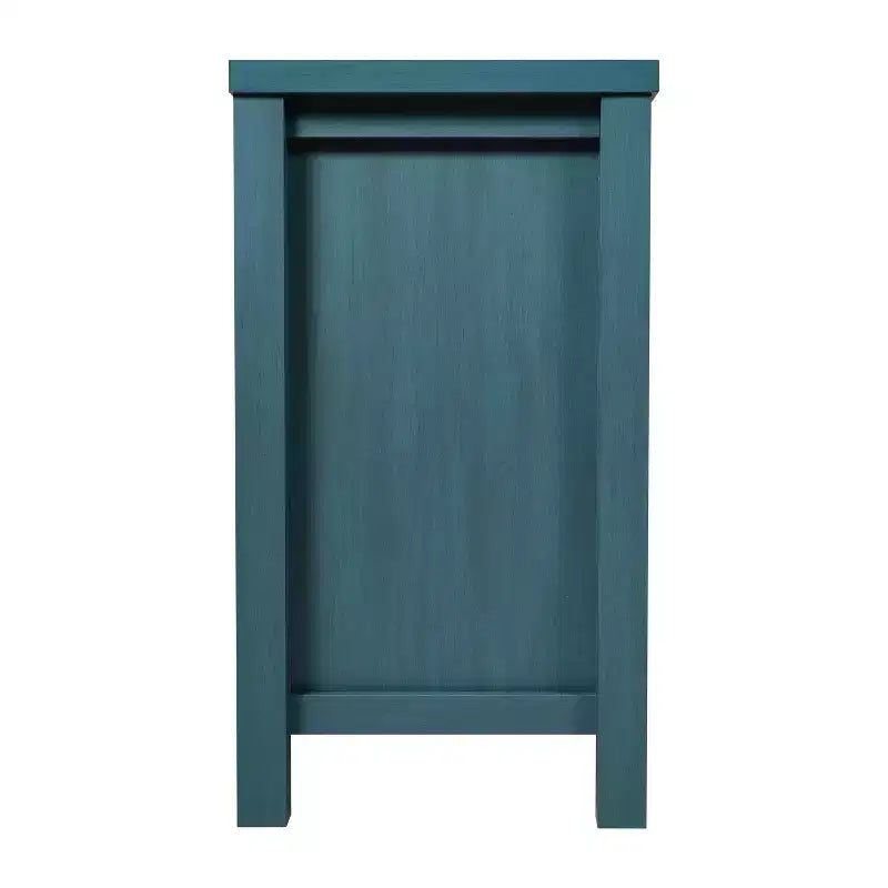 Flash Furniture Dion Buffet Moderne pour Cuisine et Salle à Manger, en Bois Usiné avec 2 Portes en Verre Trempé, 2 Tiroirs, Étagère Ouverte