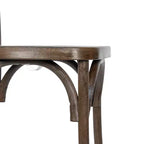 Flash Furniture HERCULES Chaise à dossier croisé en résine imitation bois, pour l'intérieur et l'extérieur, lot de 2