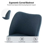 Chaise de salle à manger Elisa en tissu, style Mid-century moderne, lot de 2 | ART OF LIVING DESIGNS