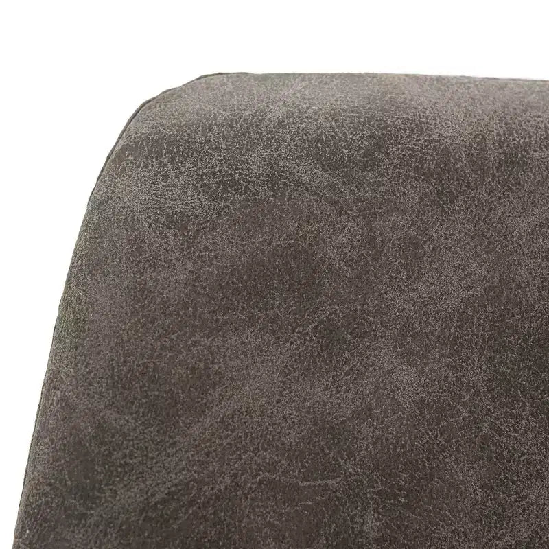 LeisureMod Markley - Lot de 4 chaises de salle à manger modernes en similicuir avec pieds dorés, assise rembourrée, design élégant pour cuisine, salle à manger, bureau ou café.