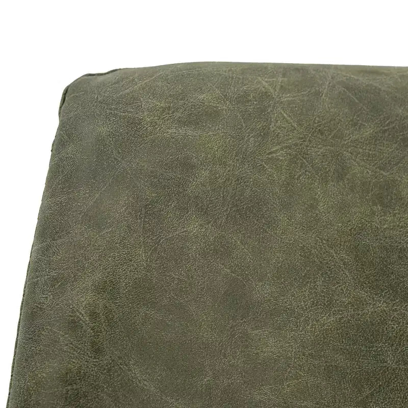 LeisureMod Markley - Lot de 4 chaises de salle à manger modernes en similicuir avec pieds dorés, assise rembourrée, design élégant pour cuisine, salle à manger, bureau ou café.