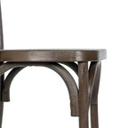 Emma et Oliver, lot de 2 chaises Thonet aspect bois en résine résistante aux intempéries pour usage intérieur/extérieur