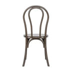 Emma et Oliver, lot de 2 chaises Thonet aspect bois en résine résistante aux intempéries pour usage intérieur/extérieur