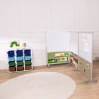 Étagère de rangement à 4 niveaux ECR4Kids avec 12 bacs, 4x3, organisation polyvalente