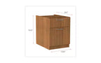 Classeur suspendu Alera Alera Valencia Series, gauche/droite, 2 tiroirs : Boîte/Classeur, Légal/Lettre, Noyer moderne, 15,63 x 20,5 x 19,25